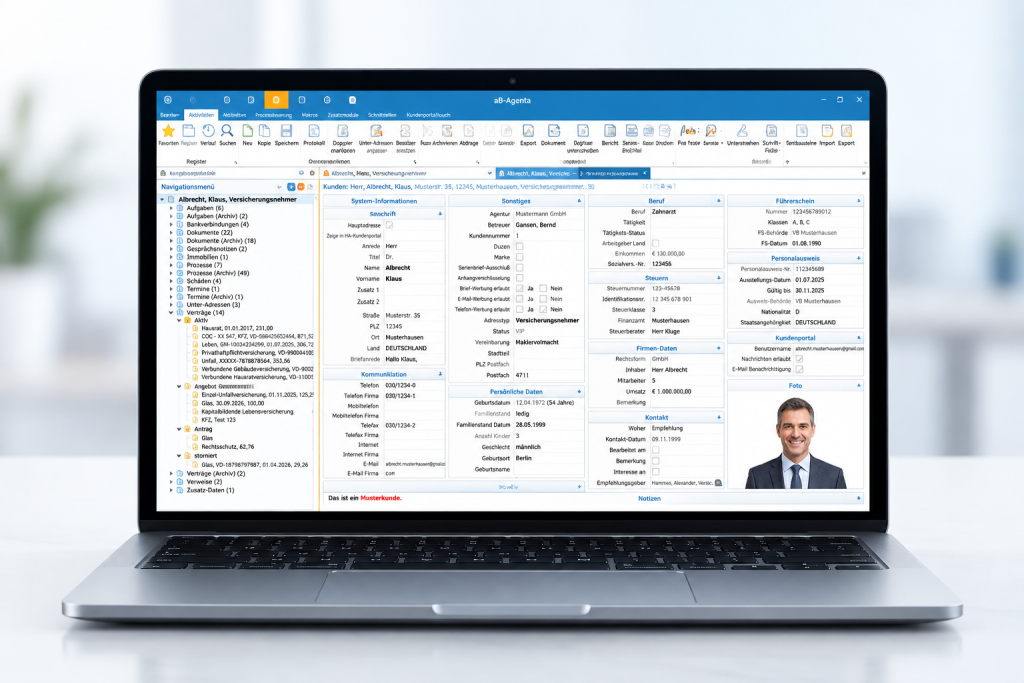 Maklerverwaltungssoftware aB-Agenta